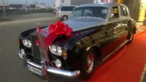 Prestige Cars Events - nœud rouge - Location voiture Mariage, Rolls, Normandie